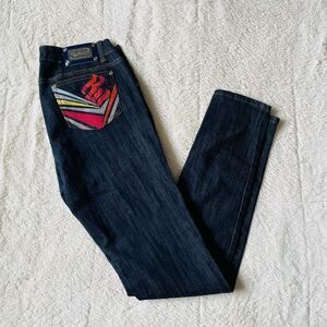 Vintage Y2K Rocawear Multicolor Skinny Women’s Jeans